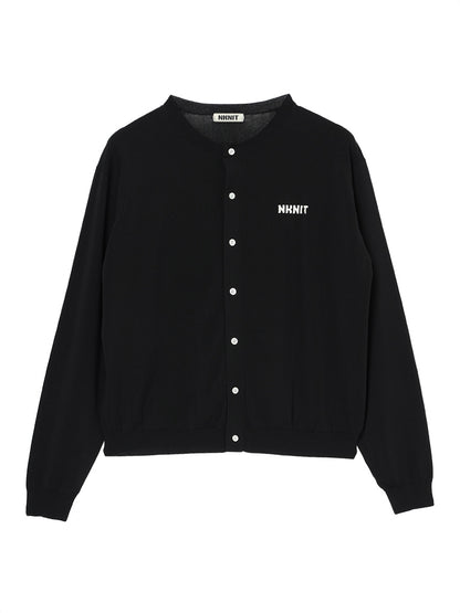 NKNIT logo cardigan