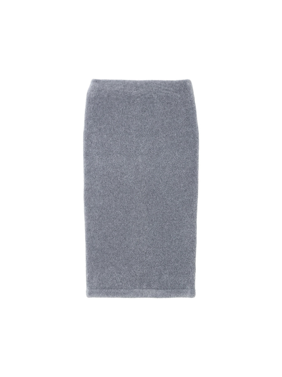 fluffy wool KNIT skirt