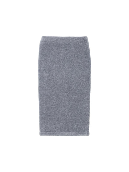fluffy wool KNIT skirt