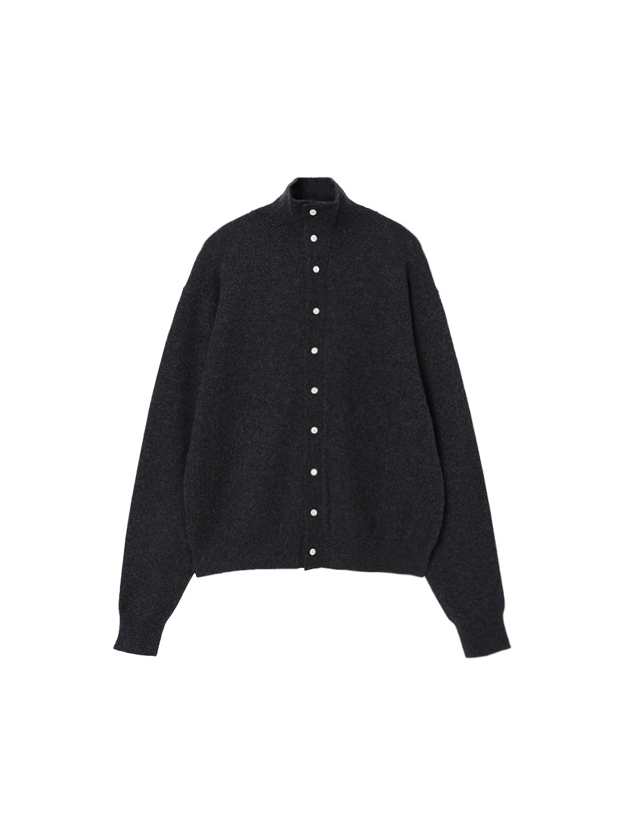 cashmere high neck KNIT cardigan【large】