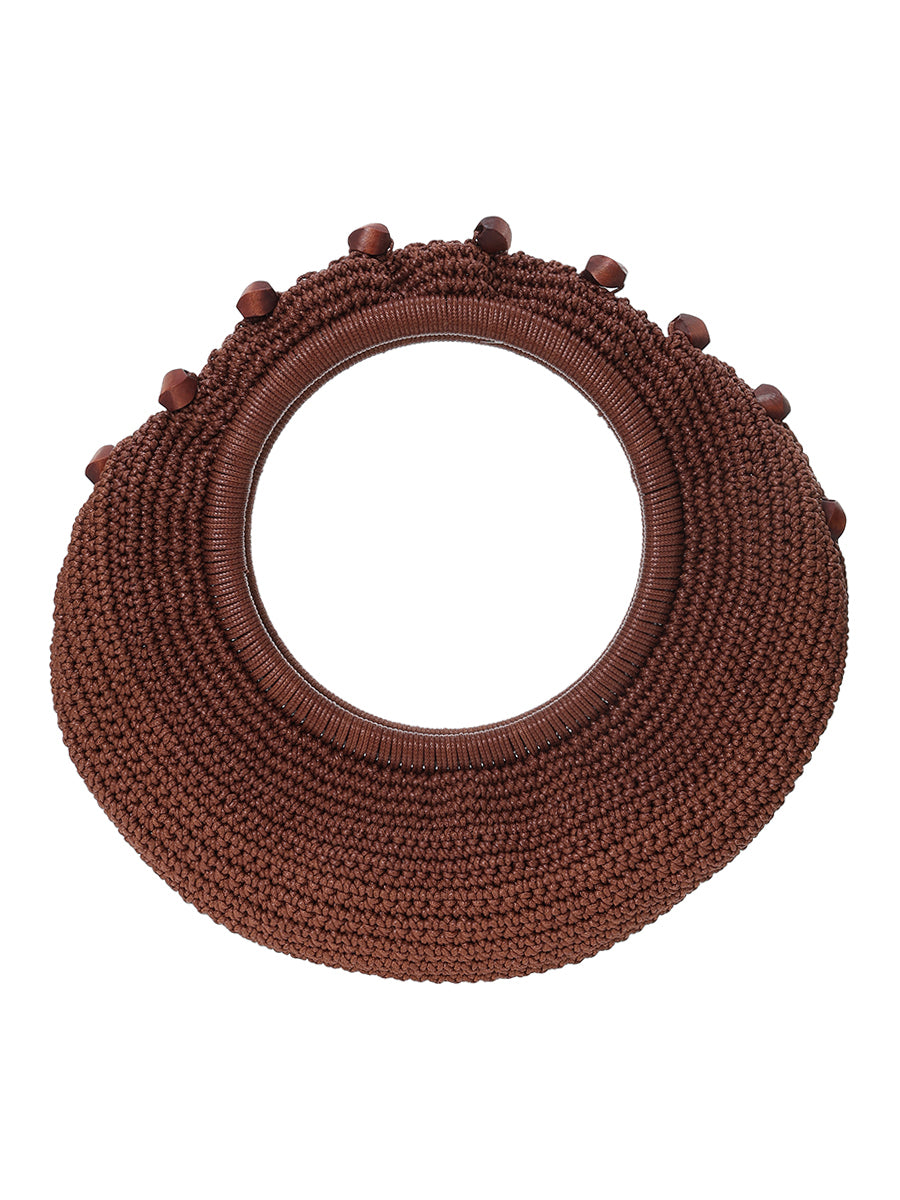 circle KNIT bag (large）