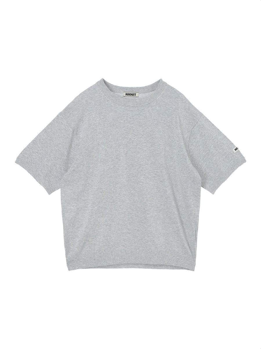 トップス NKNIT cotton/acetate KNIT t-shirt cotton/acetate KNIT t-shirt（large) – NKNIT