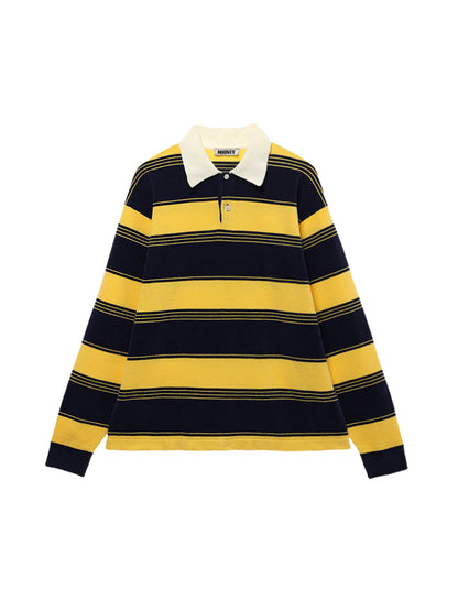 velvet touch KNIT polo shirt
