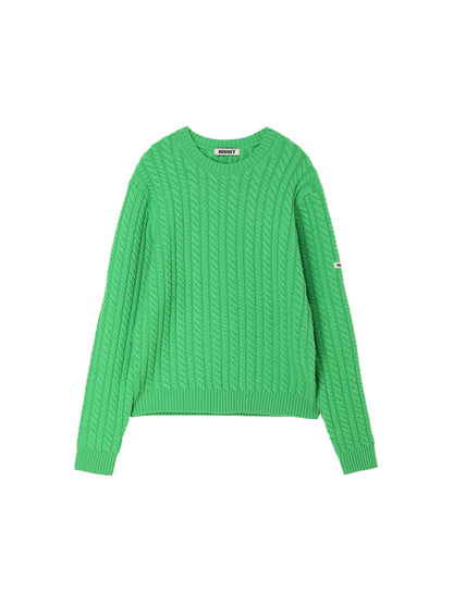 wool cable KNIT