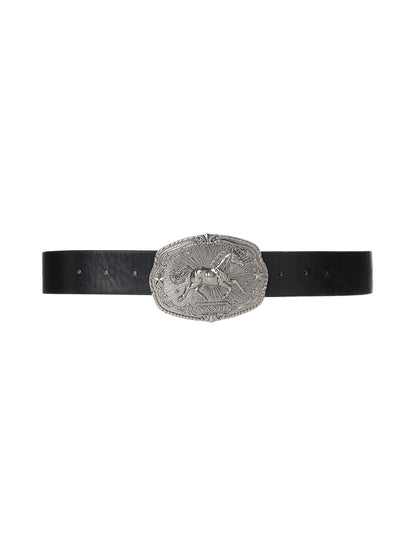 heritage horse buckle belt