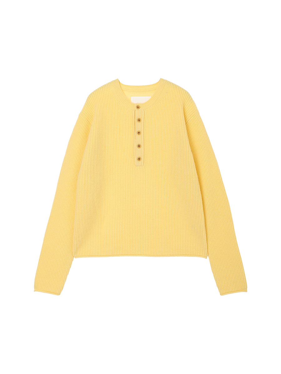 cashmere henley KNIT【large】