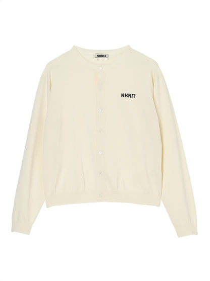 NKNIT logo cardigan