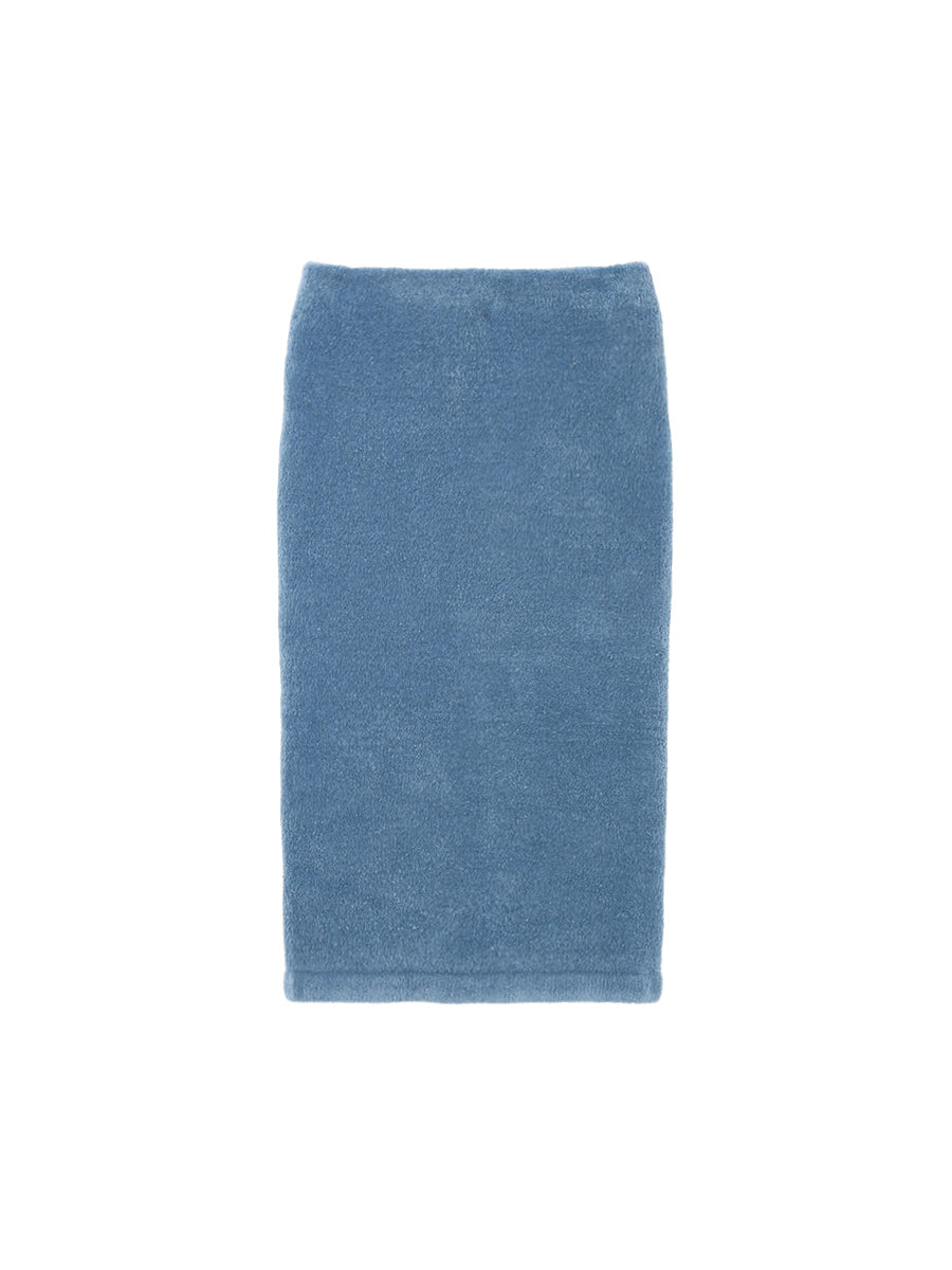 fluffy wool KNIT skirt