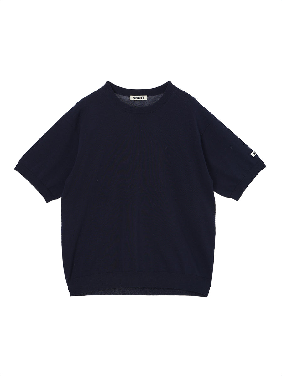 cotton/acetate KNIT t-shirt（large)