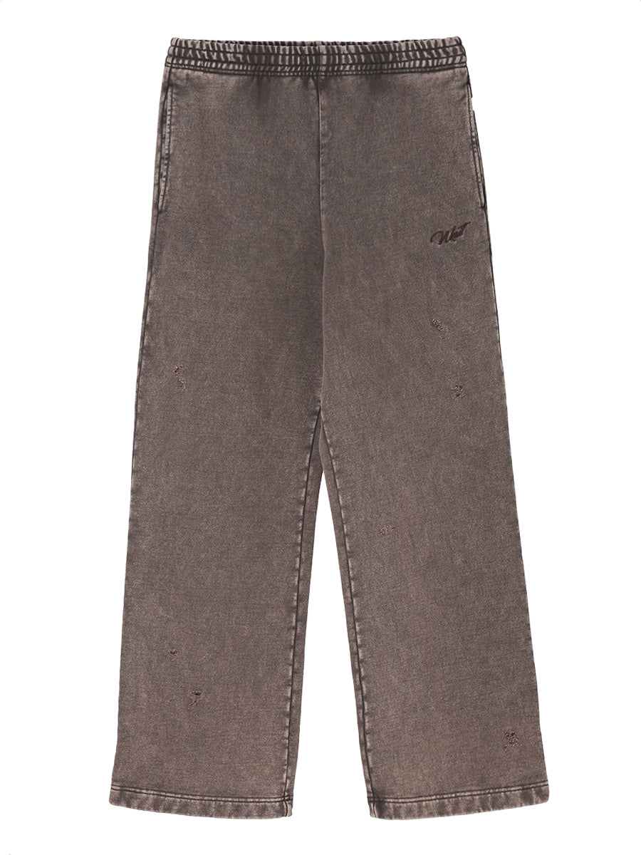 embroidery logo used finish sweatpants – NKNIT