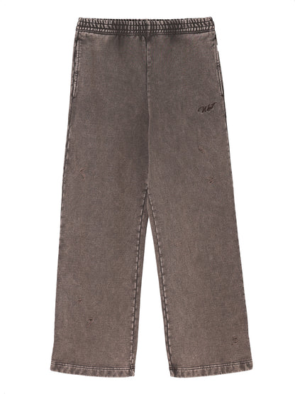 embroidery logo used finish sweatpants
