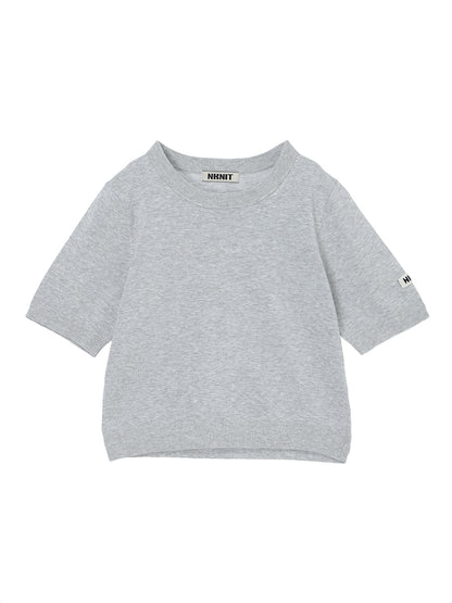 cotton/acetate KNIT t-shirt（mini)