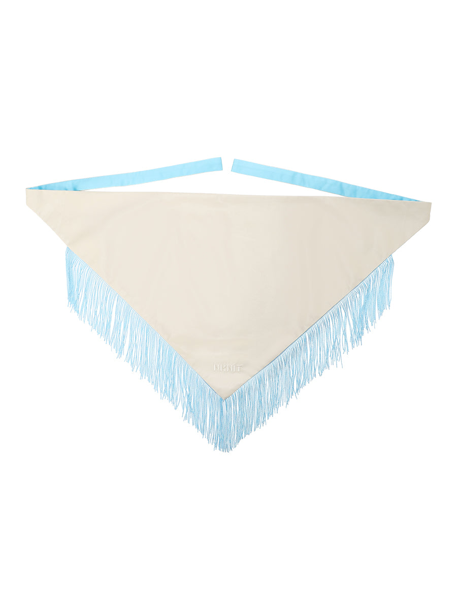 triangle fringe scarf