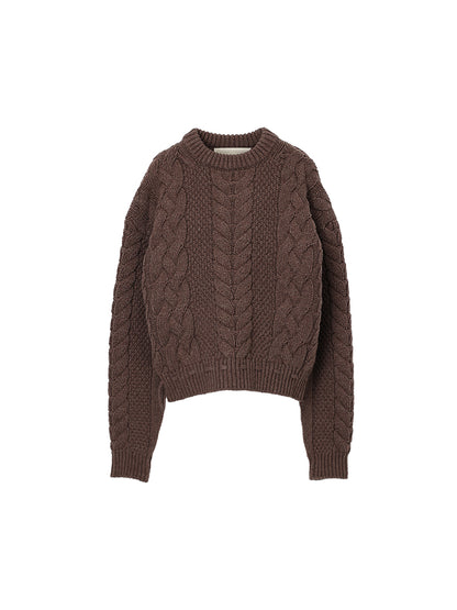 chunky cable KNIT