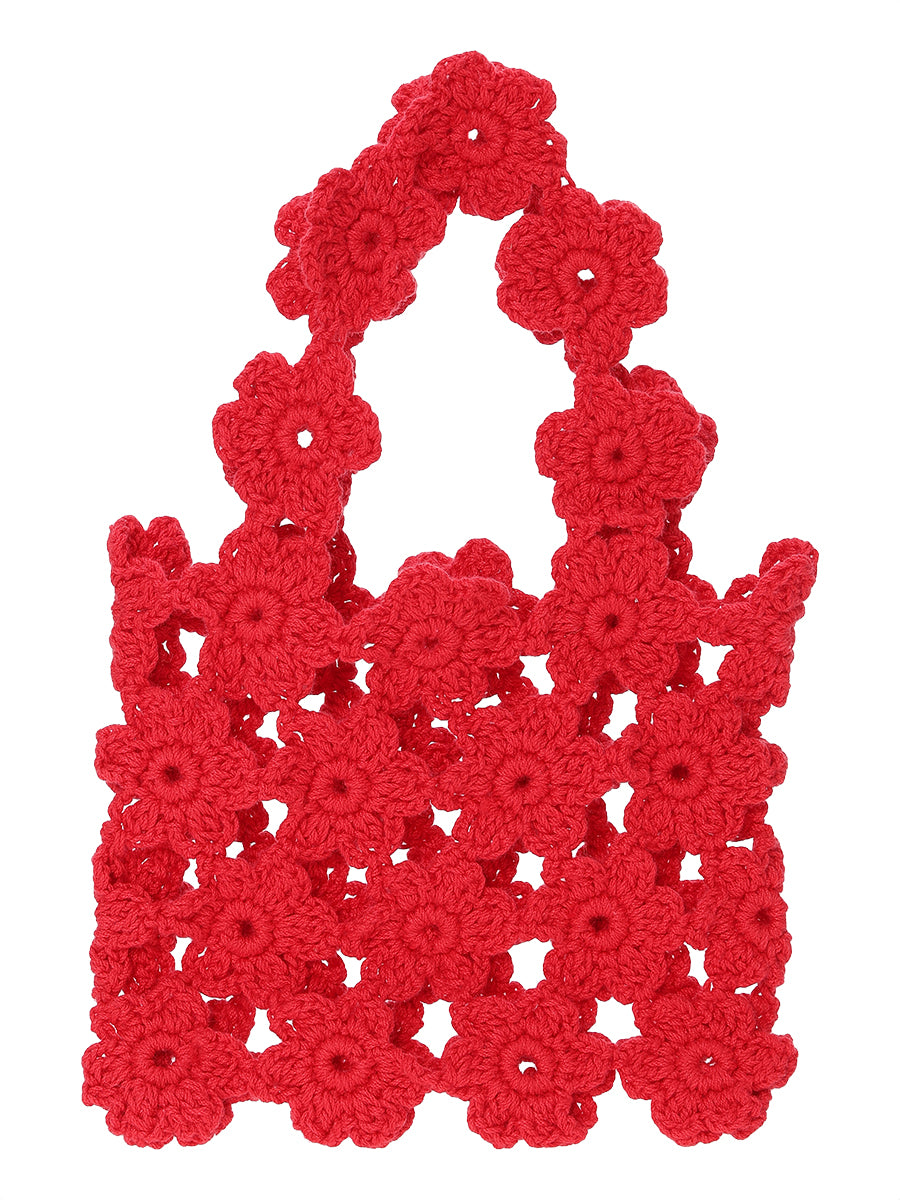 crochet KNIT flower bag – NKNIT