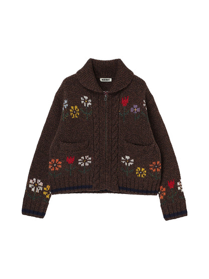 sweet home zip KNIT