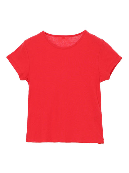 cotton/cashmere feathery T-shirt (mini)