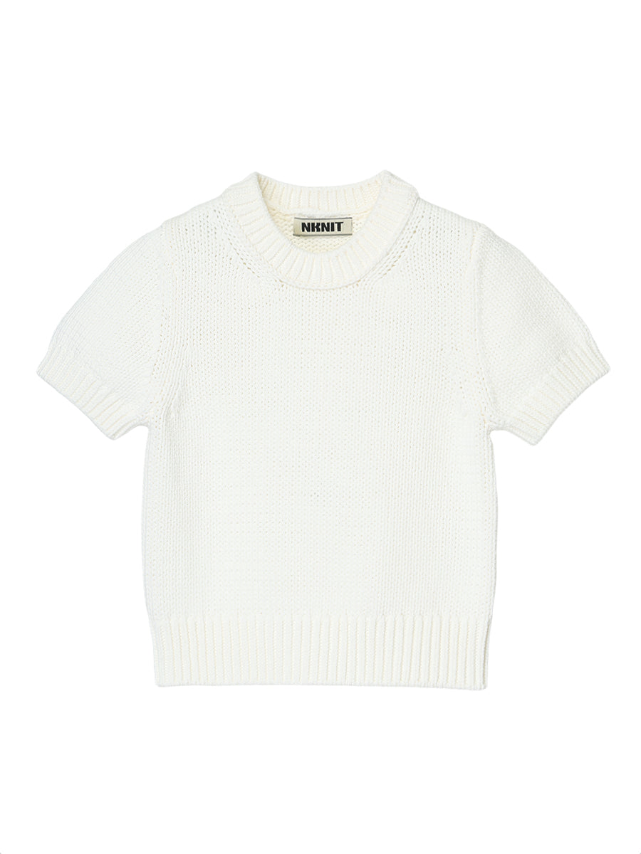 トップス NKNIT spongy KNIT t-shirt (small) spongy KNIT t-shirt(small) – NKNIT