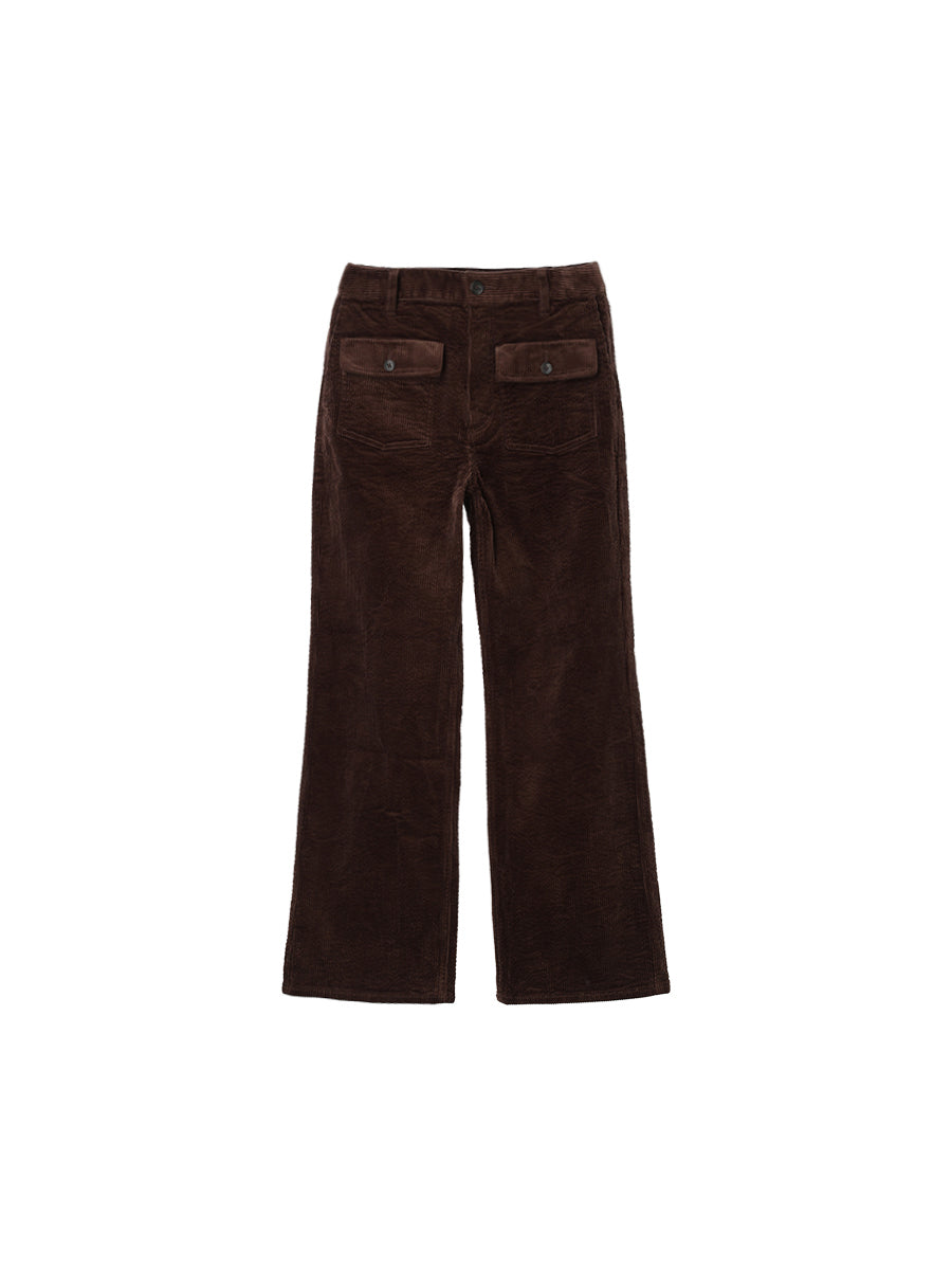 corduroy front pocket pants