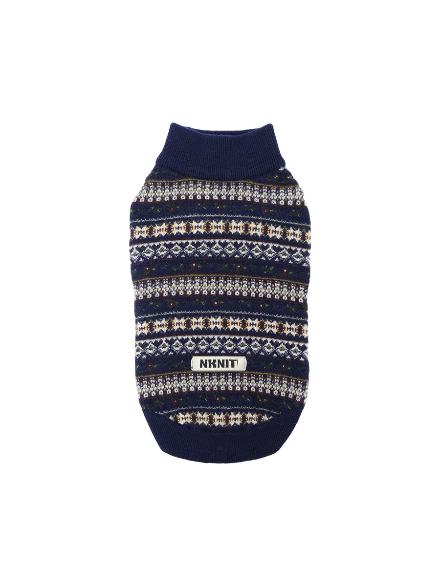 jacquard pattern dog KNIT