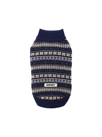 jacquard pattern dog KNIT