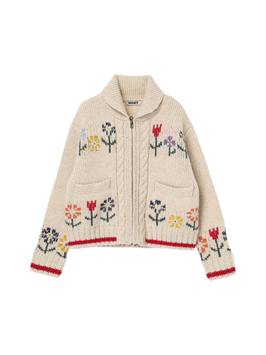 sweet home zip KNIT
