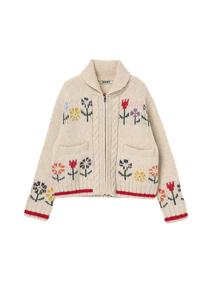 sweet home zip KNIT
