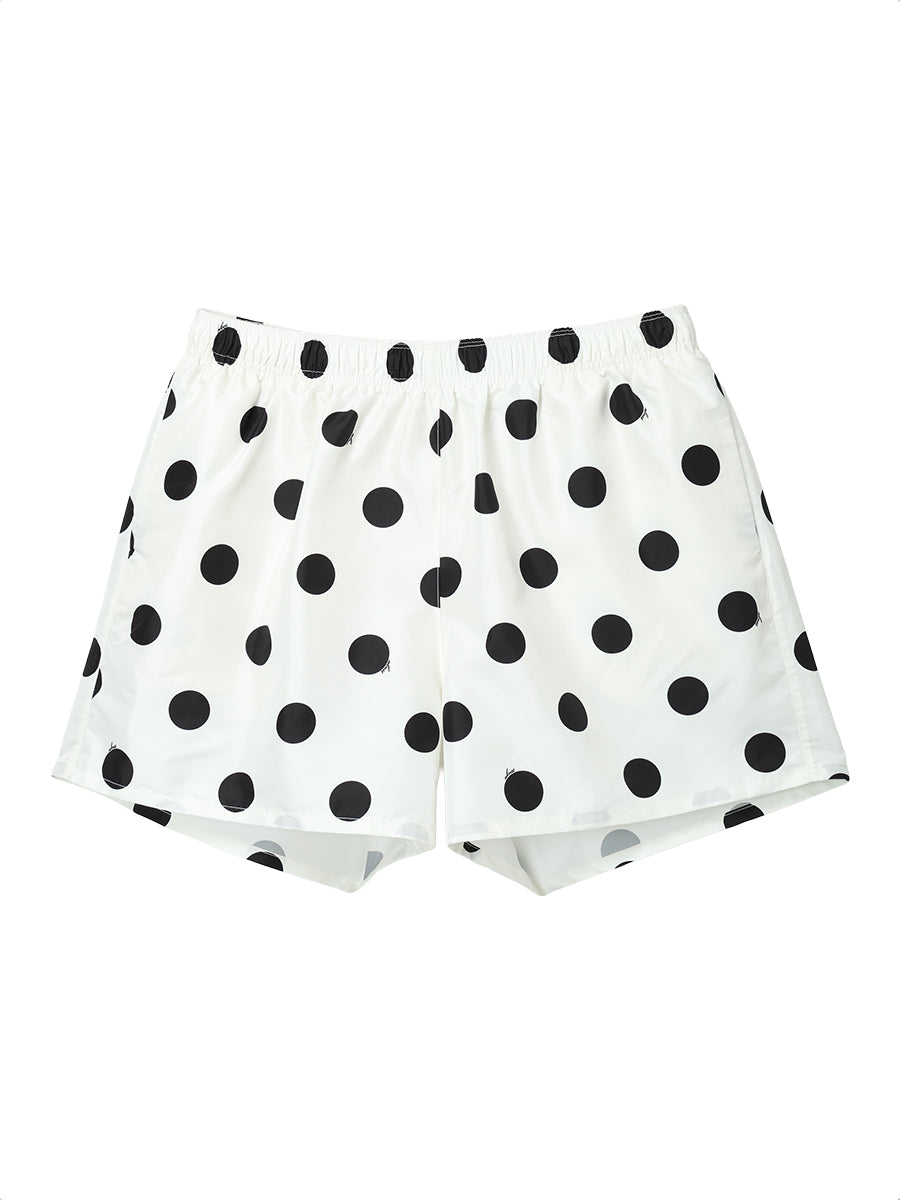 dot swim shorts