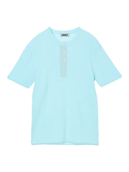 waffle henry neck KNIT