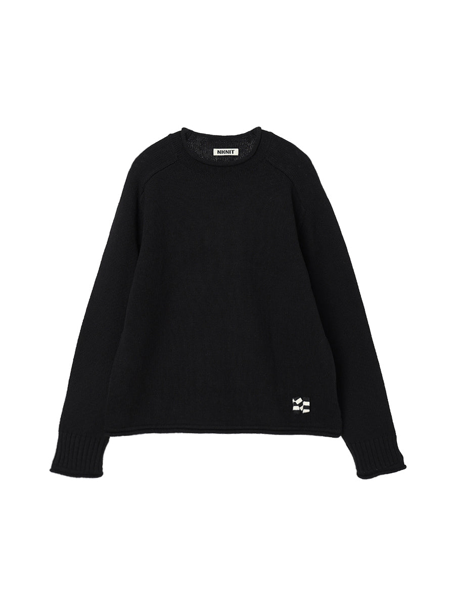 N logo roll-neck KNIT