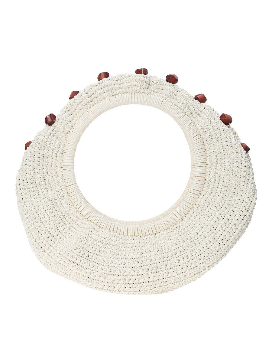 circle KNIT bag (large）