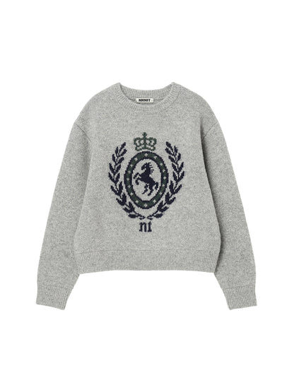 emblem jacquard KNIT