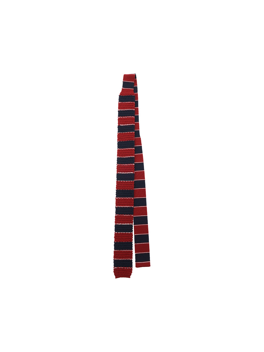 striped KNIT tie