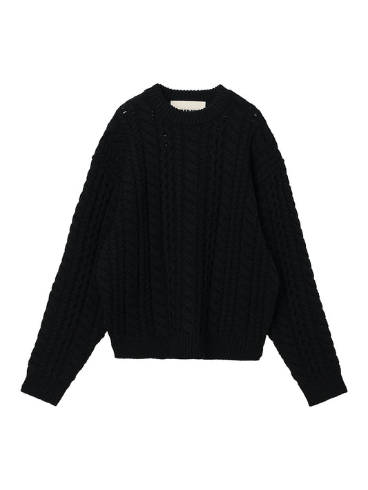 big cable KNIT
