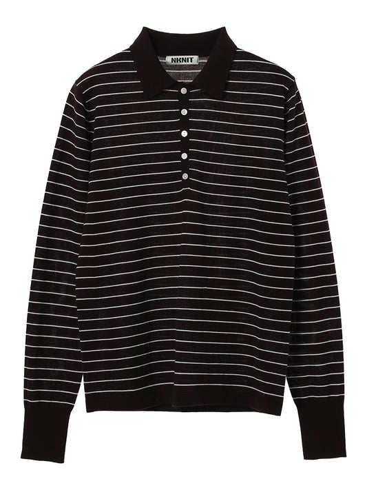 High gauge wool KNIT shirt
