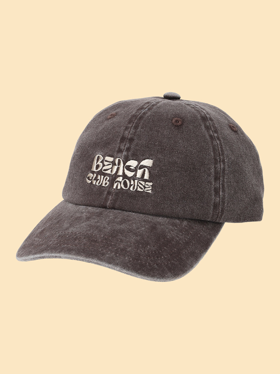 씻은 자수 캡