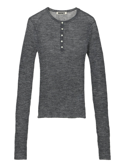 sheer rib KNIT