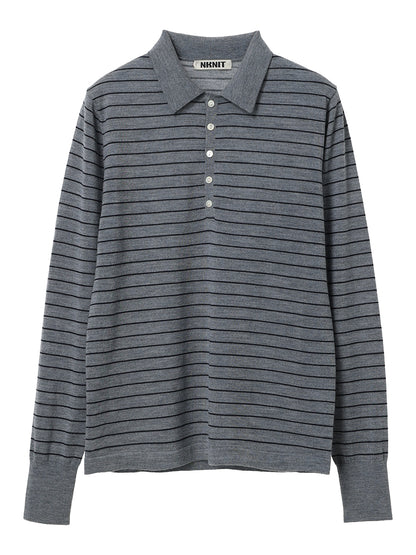 high gauge wool KNIT shirt