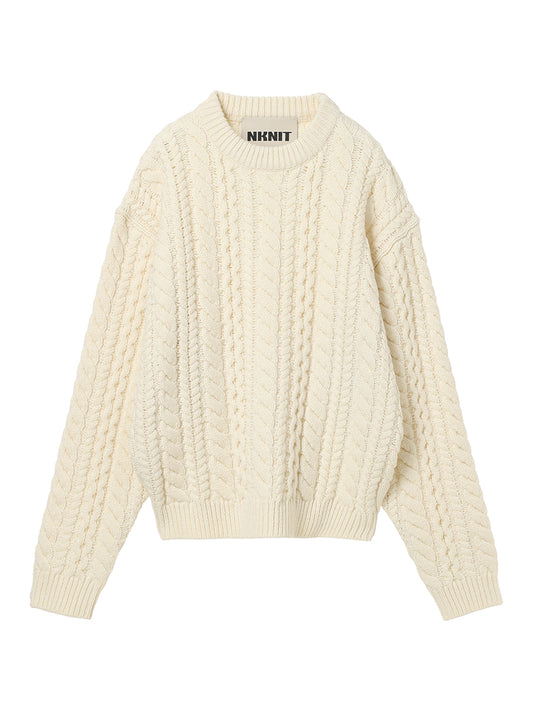 big cable KNIT