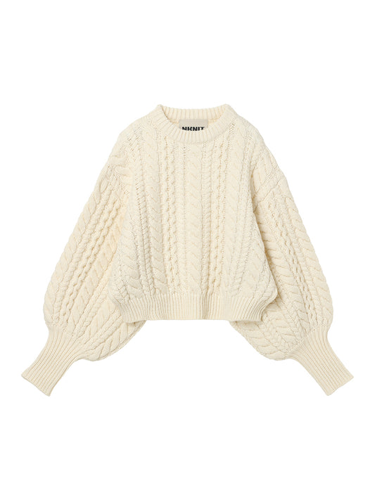 Balloon cable KNIT