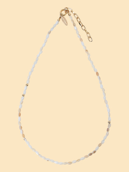 narrow shell necklace
