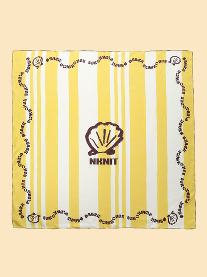 shell silk scarf