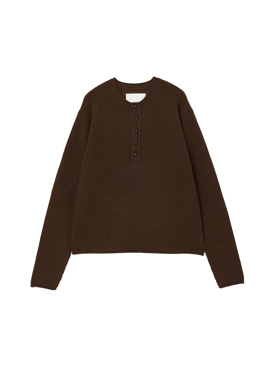 cashmere henley KNIT【large】