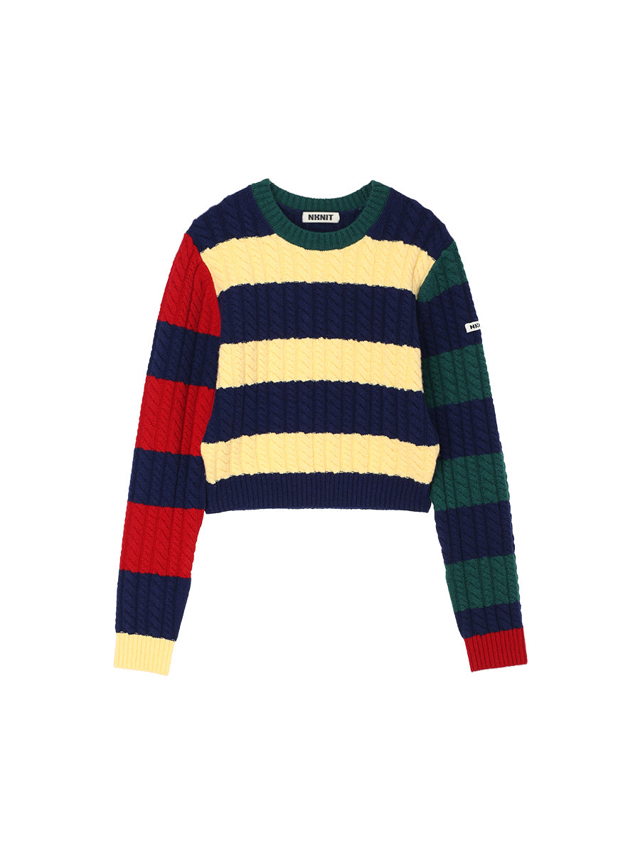 wool cable KNIT
