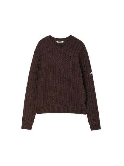 wool cable KNIT