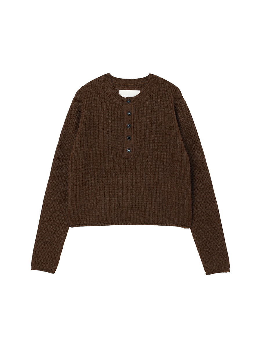cashmere henley KNIT【mini】