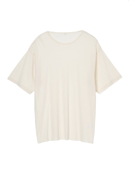 cotton/cashmere feathery T-shirt (big)