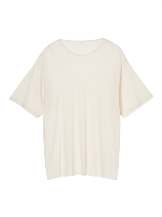 cotton/cashmere feathery T-shirt (big)