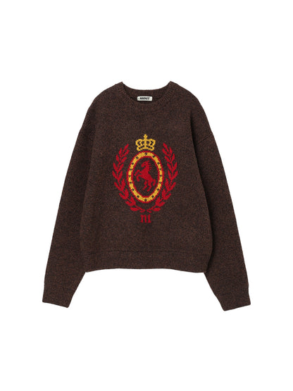 emblem jacquard KNIT
