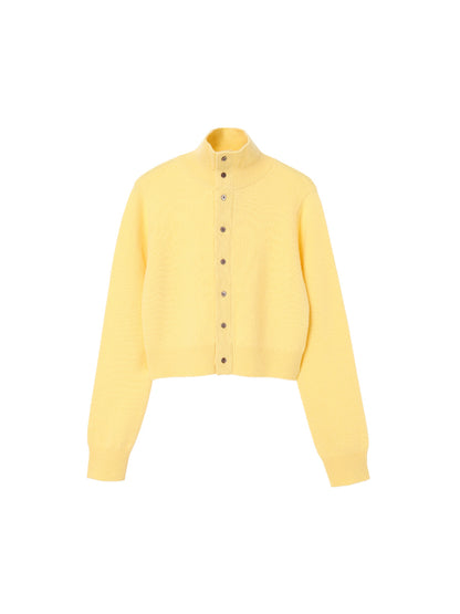 cashmere high neck KNIT cardigan　【small】